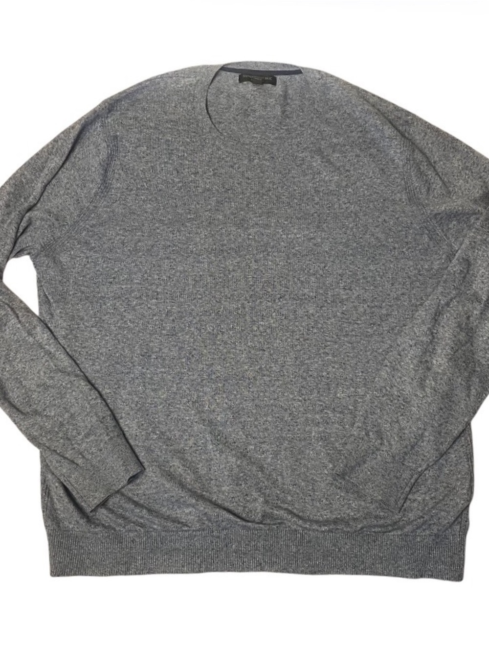 BANANA REPUBLIC Silk Linen Blue Crew Neck Sweater Pullover Mens Size XL - Picture 4 of 10